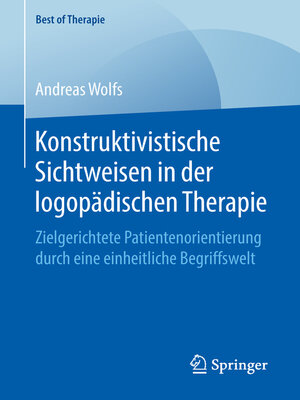 cover image of Konstruktivistische Sichtweisen in der logopädischen Therapie